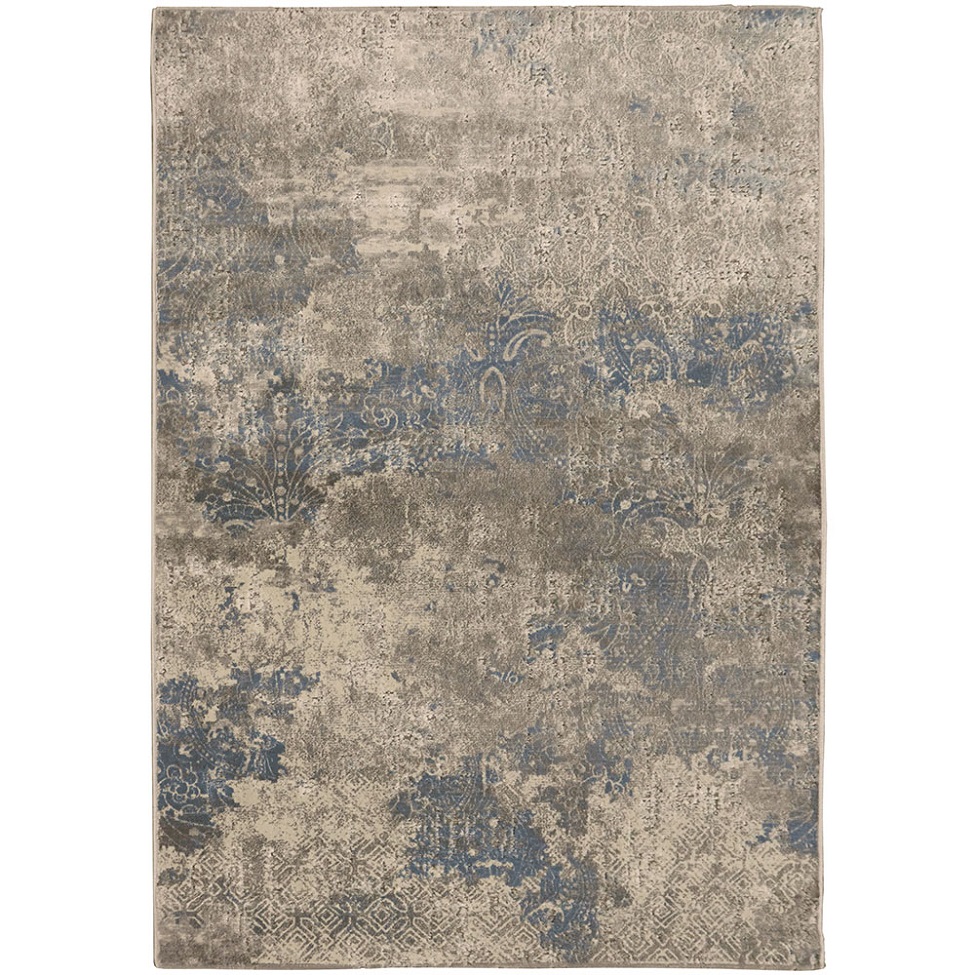 Tapete Alice Céu Retangular Veludo (200x285) Cinza