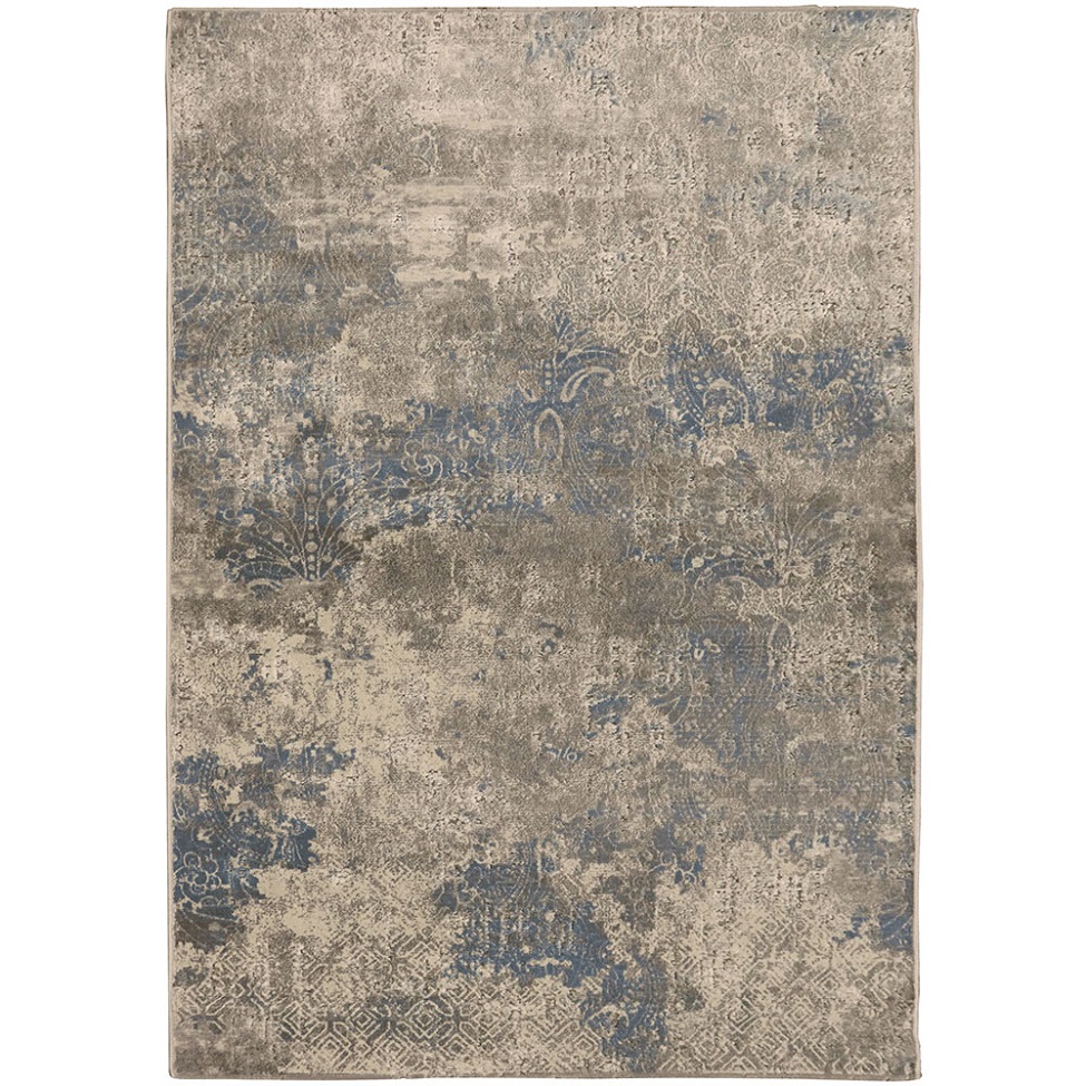 Tapete Alice Céu Retangular Veludo (240x340) Cinza
