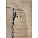 Tapete Ancestralidade Fossil Retangular Veludo (200x290) Bege