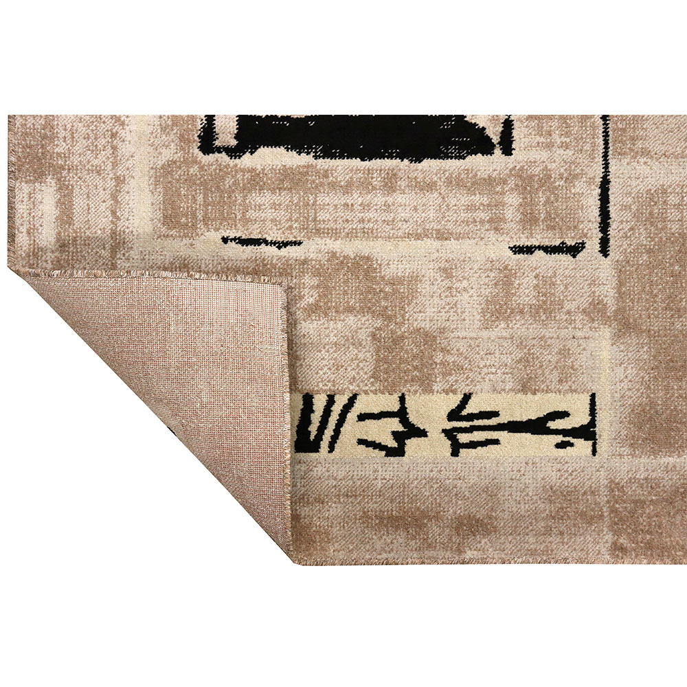 Tapete Ancestralidade JMB Retangular Veludo (200x290) Bege