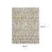 Tapete Ancestralidade Tag Retangular Veludo (200x250) Cinza