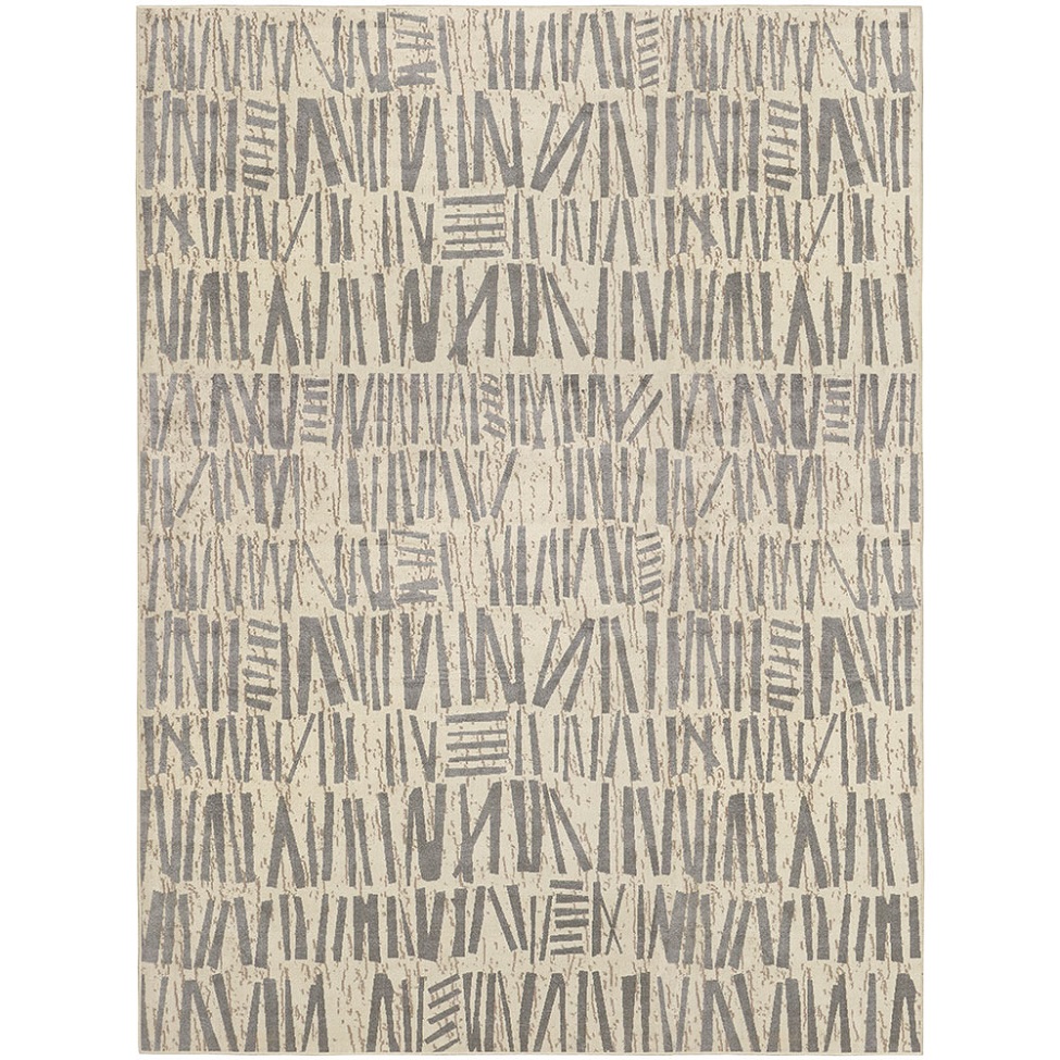 Tapete Ancestralidade Tag Retangular Veludo (300x400) Cinza