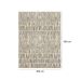 Tapete Ancestralidade Tag Retangular Veludo (300x400) Cinza