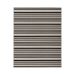 Tapete Aruba Orla Retangular Polipropileno (200x250) Preto e Cinza