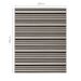 Tapete Aruba Orla Retangular Polipropileno (200x250) Preto e Cinza