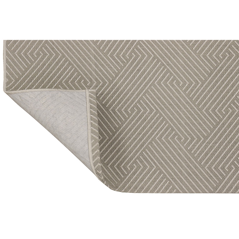 Tapete Bali Formas Retangular Bouclé (400x600) Cinza