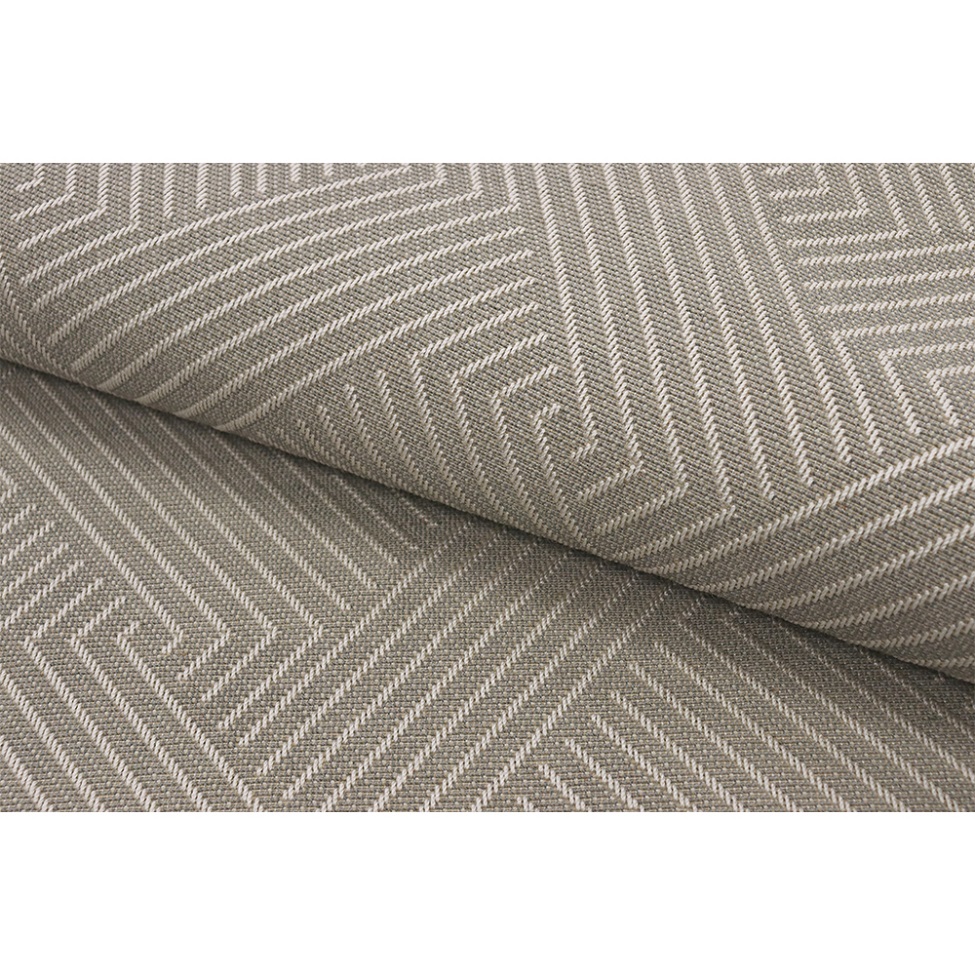 Tapete Bali Formas Retangular Bouclé (400x600) Cinza
