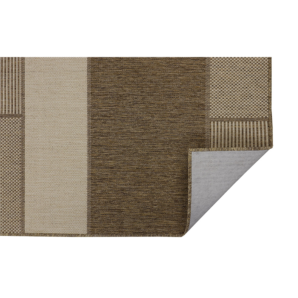 Tapete Bali Lascas Retangular Polipropileno (100x150) Bege