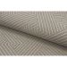 Tapete Bali Retangular Roselan Fiber (150x200cm) Marrom e Creme