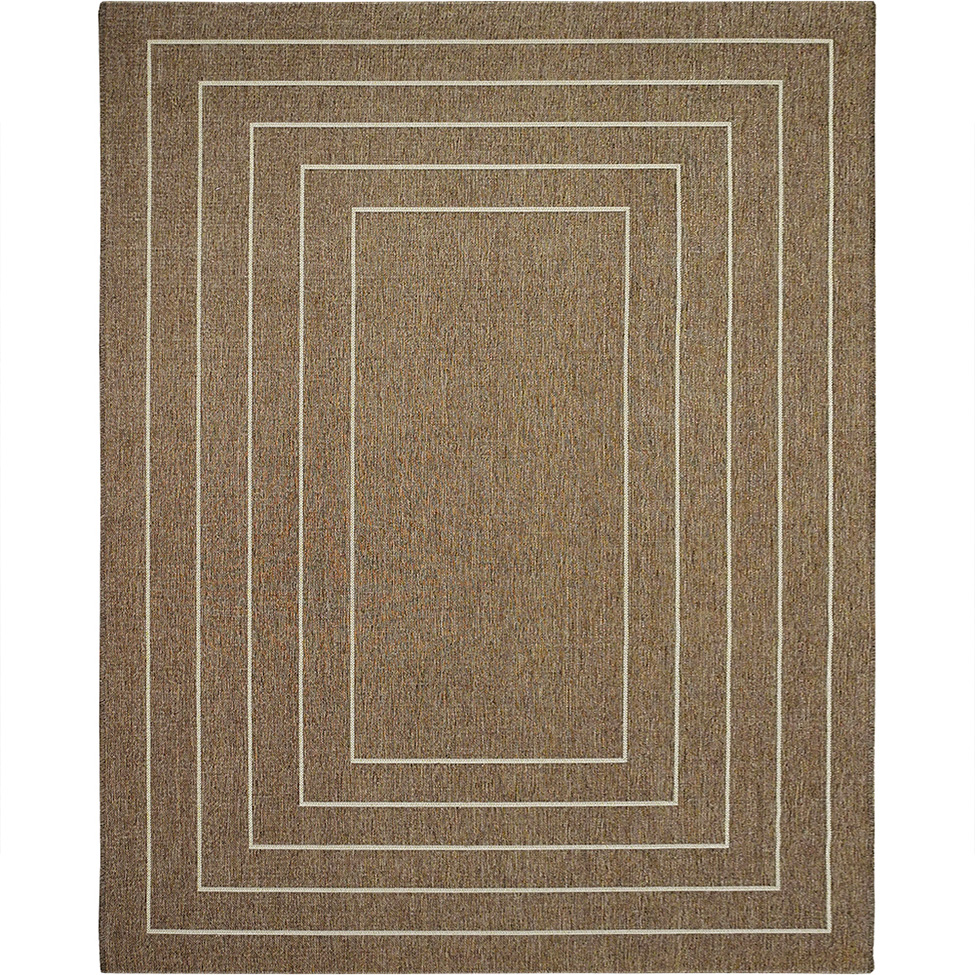 Tapete Bali Singelo Retangular Polipropileno (200x235) Bege