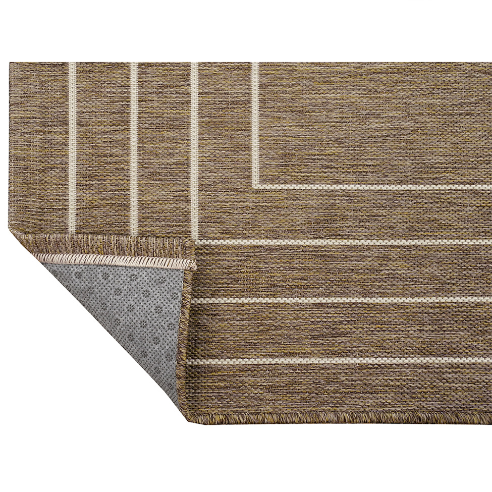 Tapete Bali Singelo Retangular Polipropileno (200x235) Bege