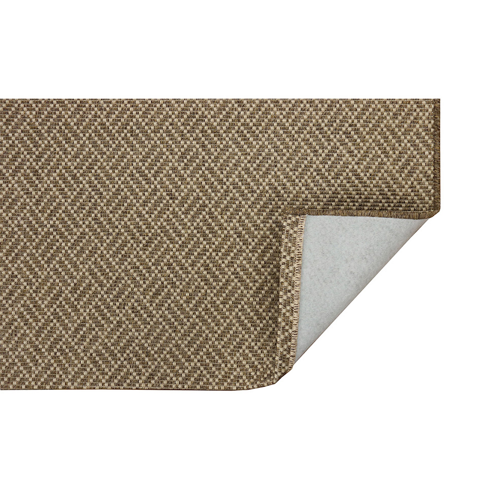 Tapete Bali Textura Retangular Polipropileno (150x200) Bege