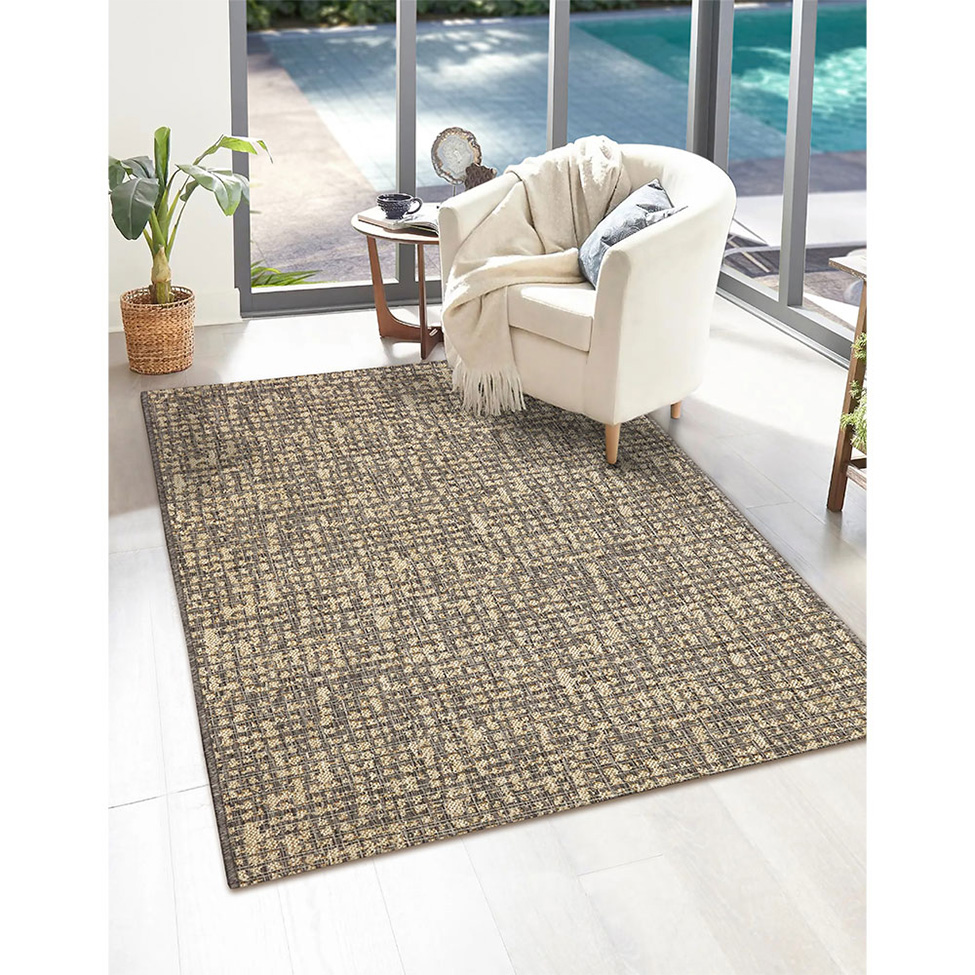 Tapete Bella Elegancy Retangular Polipropileno (100x150) Marrom