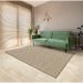 Tapete Bella Resort Retangular Polipropileno (150x200) Bege