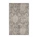 Tapete Black White Retangular Polipropileno (100x160) Preto e Branco
