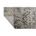 Tapete Black White Retangular Polipropileno (100x160) Preto e Branco