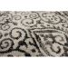Tapete Black White Retangular Polipropileno (100x160) Preto e Branco