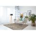 Tapete Capri Retangular Veludo (150x200) Cinza e Marrom