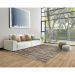Tapete Capri Retangular Veludo (250x300) Cinza