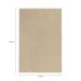 Tapete Charmin Retangular Shaggy (100x150 cm) Natural