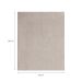 Tapete Charmin Retangular Shaggy (150x200 cm) Platina