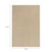 Tapete Charmin Retangular Shaggy (200x250 cm) Natural