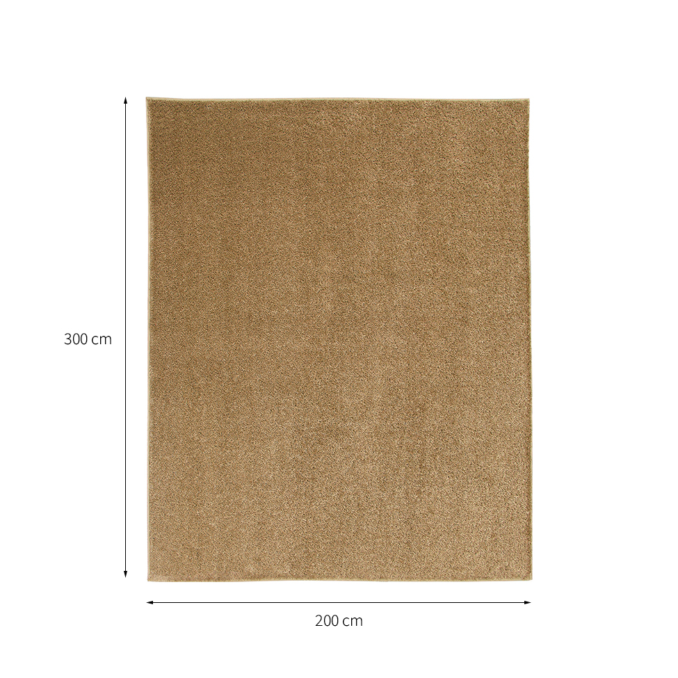 Tapete Charmin Retangular Shaggy (200x300 cm) Trigo