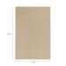Tapete Charmin Retangular Shaggy (50x100 cm) Natural