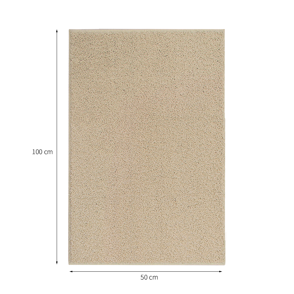 Tapete Charmin Retangular Shaggy (50x100 cm) Natural