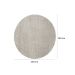 Tapete Chevron Redondo Bouclé (140x140) Prata