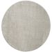 Tapete Chevron Redondo Bouclé (140x140) Prata