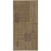 Tapete Chevron Retangular Polipropileno (50x100) Ocre