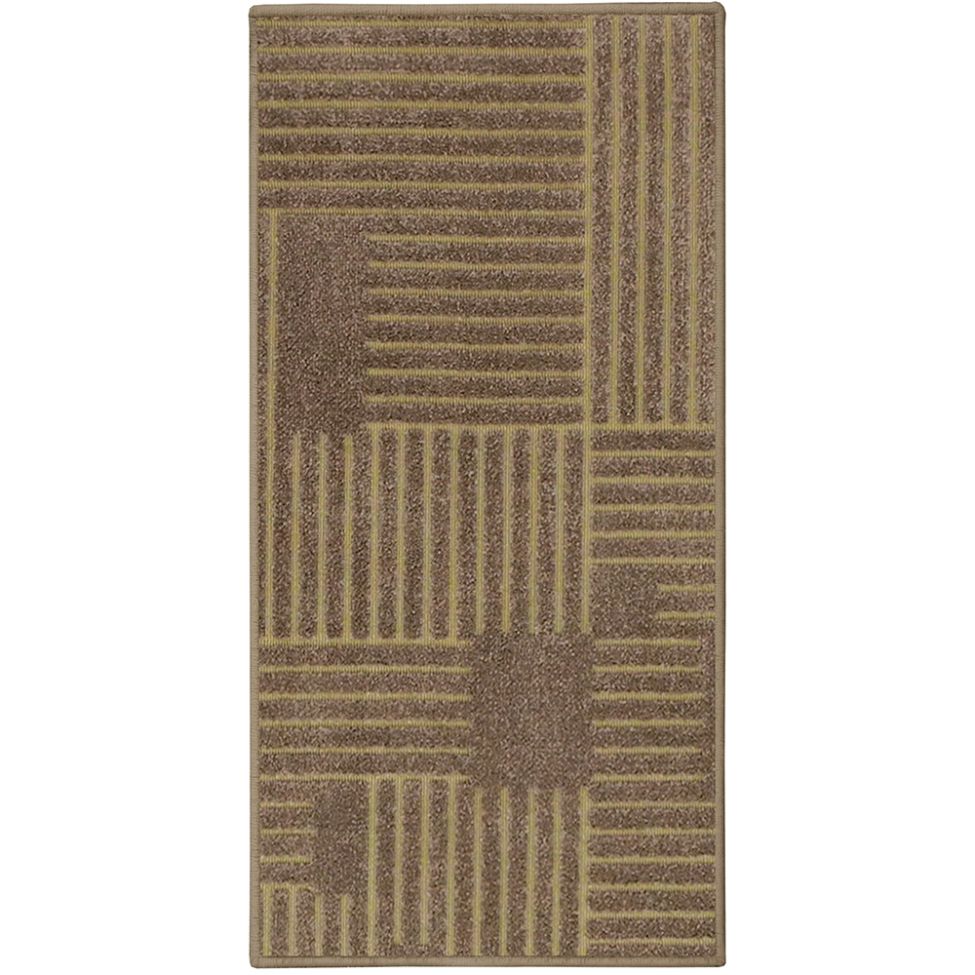 Tapete Chevron Retangular Polipropileno (50x100) Ocre