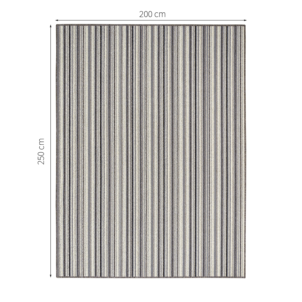 Tapete Chevron ll Retangular Veludo 200x250 Cinza