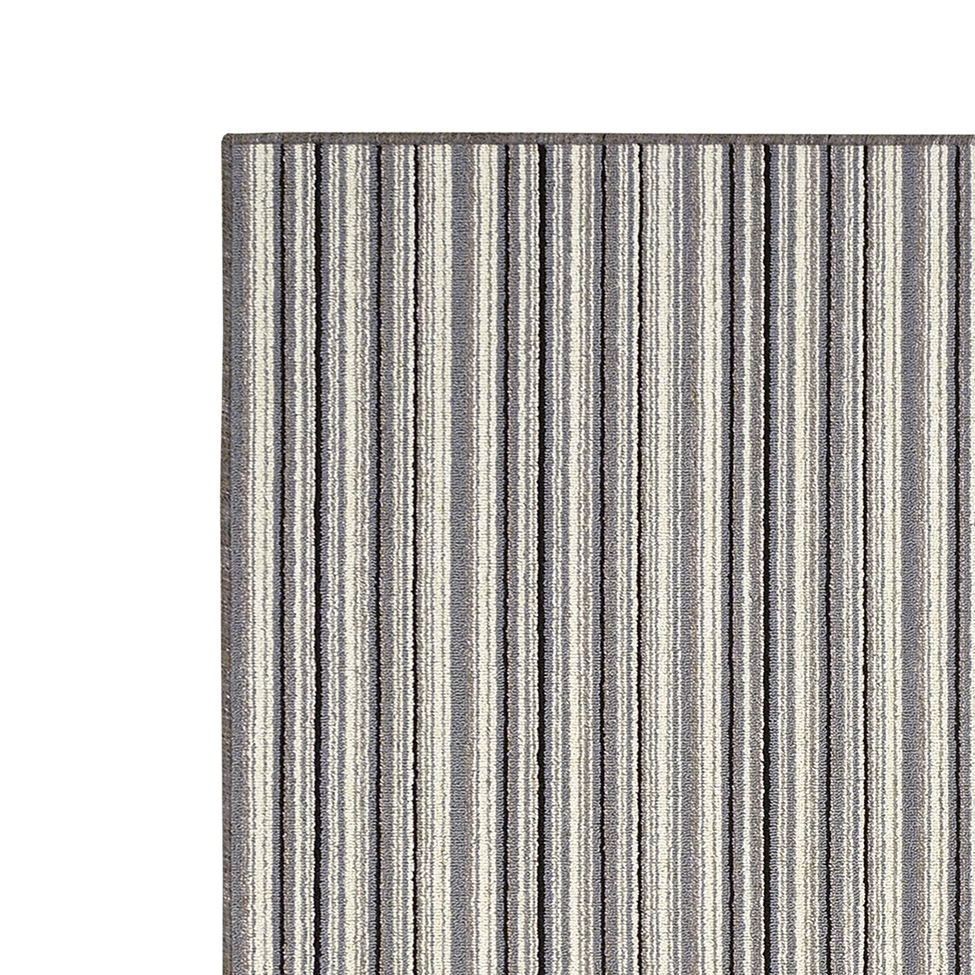 Tapete Chevron ll Retangular Veludo 200x250 Cinza