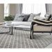 Tapete Classe A Diagonal Retangular Veludo (400x500) Cinza