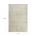 Tapete Classe A Retangular Saxony (200x250) Pontilhado Creme