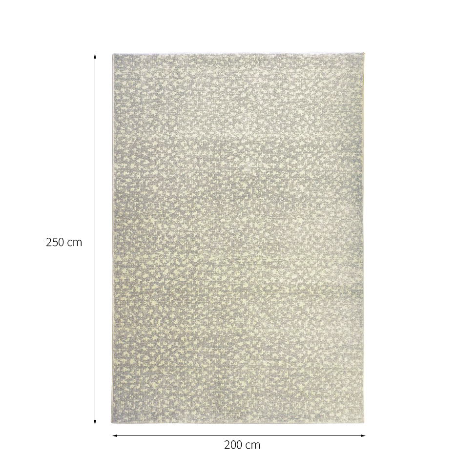 Tapete Classe A Retangular Saxony (200x250) Pontilhado Creme