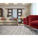 Tapete Classe A Riscos Retangular Veludo (300x400) Cinza