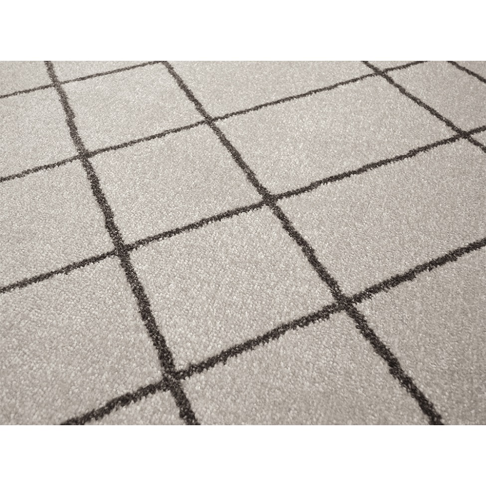 Tapete Classe A Riscos Retangular Veludo (300x400) Cinza