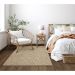 Tapete Eco Terra Areia Retangular Bouclé (100x150) Bege