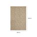 Tapete Eco Terra Areia Retangular Bouclé (100x150) Bege