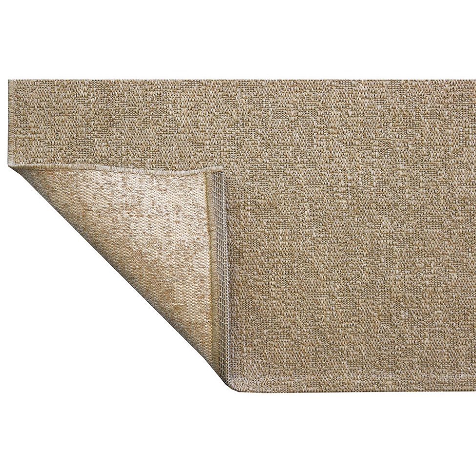Tapete Eco Terra Areia Retangular Bouclé (150x200) Bege