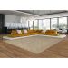 Tapete Eco Terra Areia Retangular Bouclé (400x500) Bege