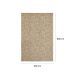 Tapete Eco Terra Areia Retangular Bouclé (400x600) Bege