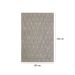 Tapete Eco Terra Argila Retangular Bouclé (100x150) Cinza