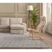 Tapete Eco Terra Argila Retangular Bouclé (150x200) Cinza