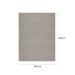 Tapete Eco Terra Argila Retangular Bouclé (200x250) Cinza
