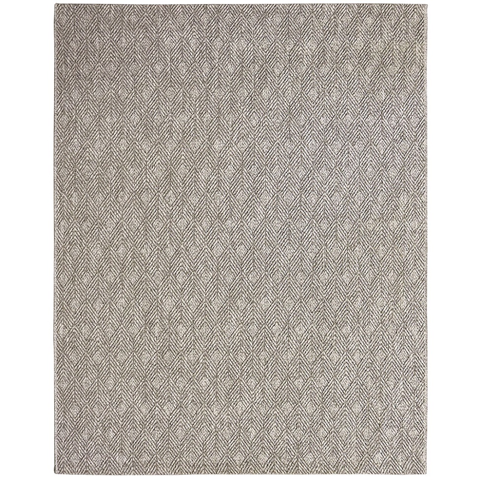 Tapete Eco Terra Argila Retangular Bouclé (200x300) Cinza
