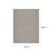 Tapete Eco Terra Argila Retangular Bouclé (200x300) Cinza